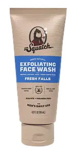 Dr. Squatch Fresh Falls Men's Natural Exfoliating Face Wash