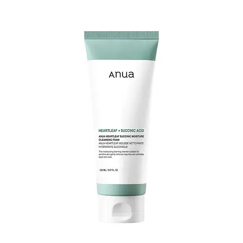 Anua Heartleaf Succinic Moisture Cleansing Foam