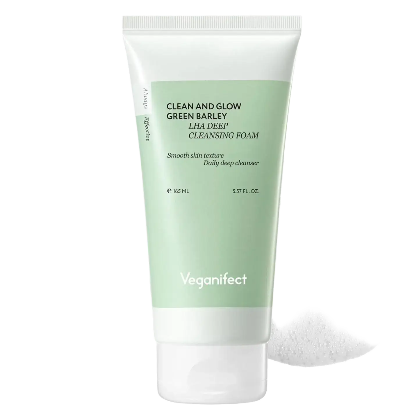 Veganifect Clean And Glow Green Barley LHA Deep Cleansing Foam