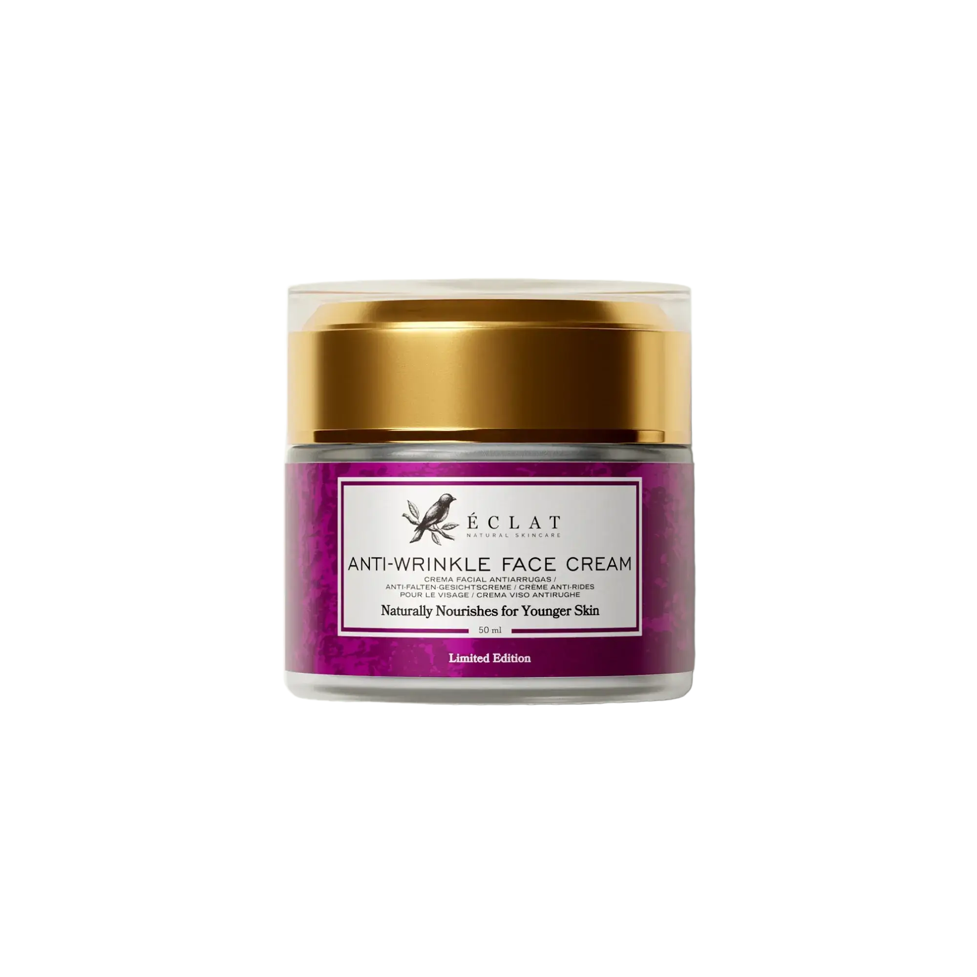 Eclat Natural Skincare Anti Wrinkle Face Cream