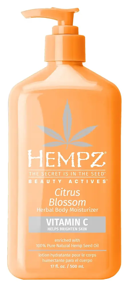 Hempz Beauty Actives Citrus Blossom Herbal Body Moisturizer With Brightening Vitamin C