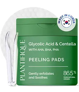 Plantifique Glycolic acid & centella peeling pads