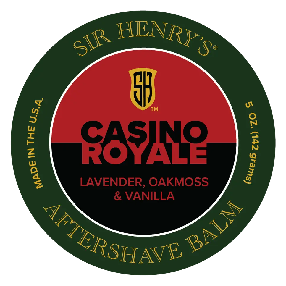 Sir Henry's Aftershave Balm Casino Royale Lavender, Oakmoss, & Vanilla