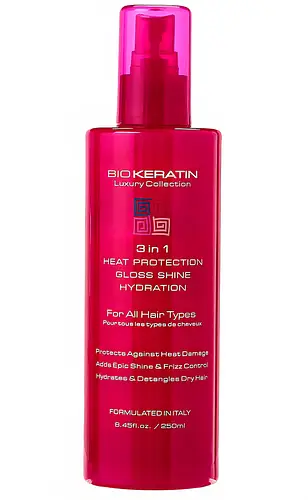 BioKeratin Luxury Collection 3 in 1 Heat Protection Gloss Shine Hydration