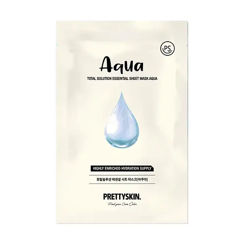 Pretty Skin Total Solution Essential Sheet Mask Aqua