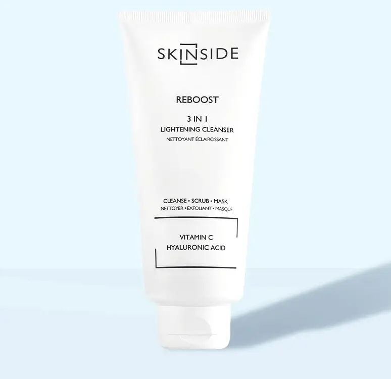 Skin Side 3 in 1 Vit C Lightening Cleanser Cleanser, scrub and mask