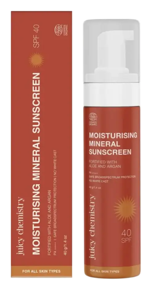 Juicy Chemistry Moisturising Mineral Sunscreen SPF 40 PA++++