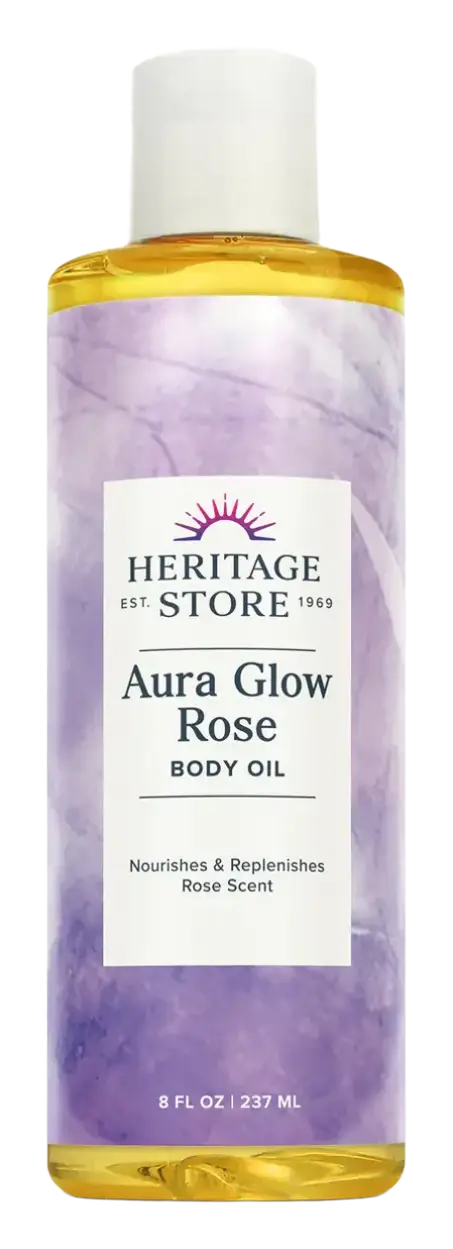 Heritage Store Aura Glow Rose Body Oil