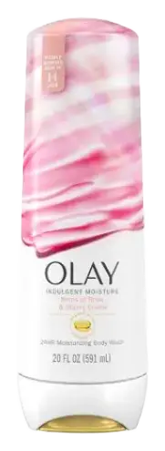 Olay Indulgent Moisture Body Wash Notes of Rose & Cherry Crème