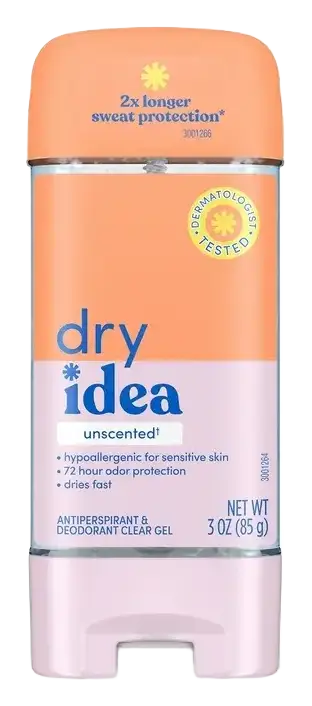 Dry Idea Clear Gel Deodorant & Antiperspirant Unscented