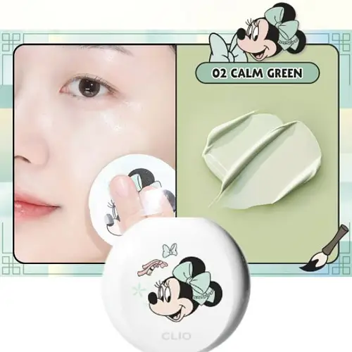 CLIO Wake Up Tone Up Cushion 02 Calm Green