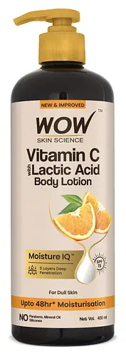 Wow Skin Science Vitamin C and Lactic Acid Body Lotion