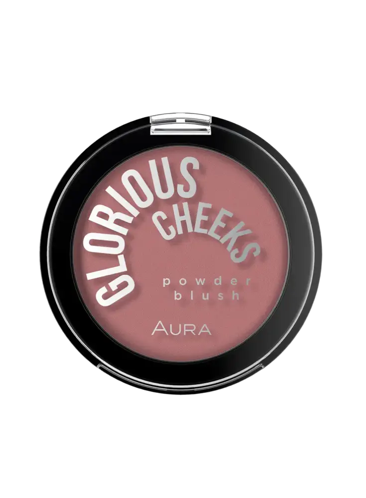 Aura Cosmetics Glorious Cheeks Powder Blush 215 Deep Wine