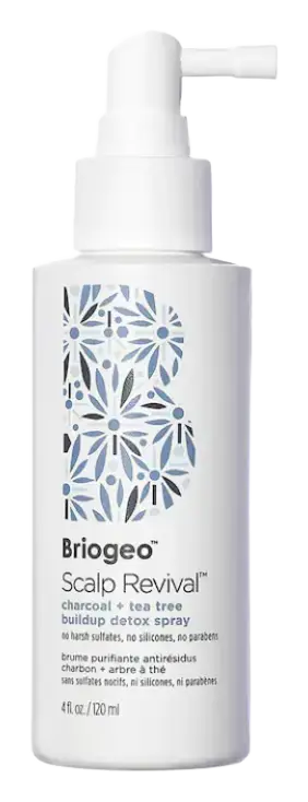 BrioGeo Scalp Revival Charcoal + Tea Tree Buildup Detox Spray