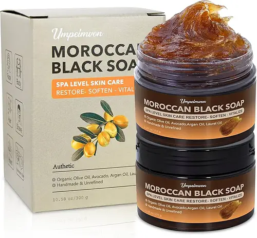 Umpeimvon Moroccan Black Soap