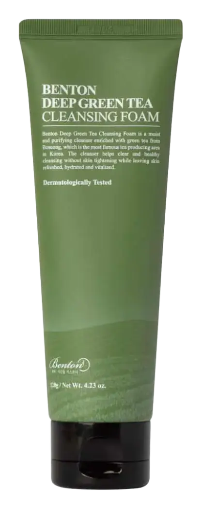 Benton Deep Green Tea Cleansing Foam