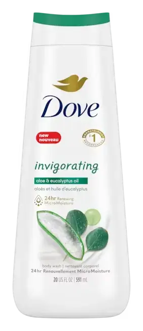 Dove Invigorating Aloe & Eucalyptus Oil Body Wash