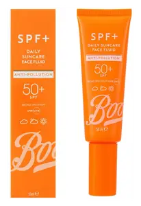 Boots Anti-Pollution Daily Suncare Face Fluid SPF 50+