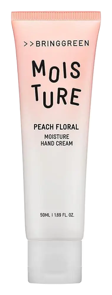 Bring Green Peach Floral Moisture Hand Cream