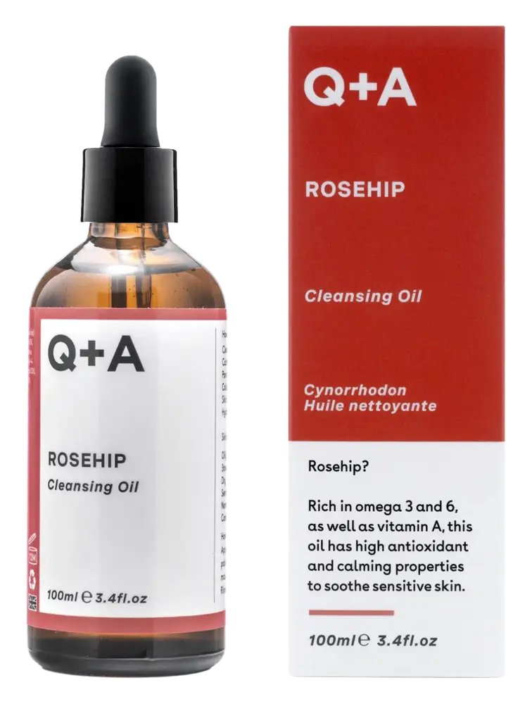 Q + A Rosehip Cleansing Oil