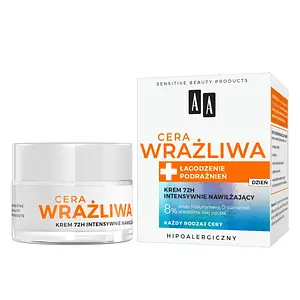 AA Cera Wrażliwa Krem 72H Intensywnie Nawilżający