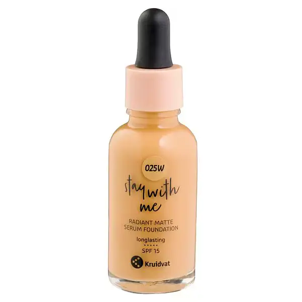 Kruidvat Stay With Me Radiant Matte Serum Foundation 010 W Fairy Nude