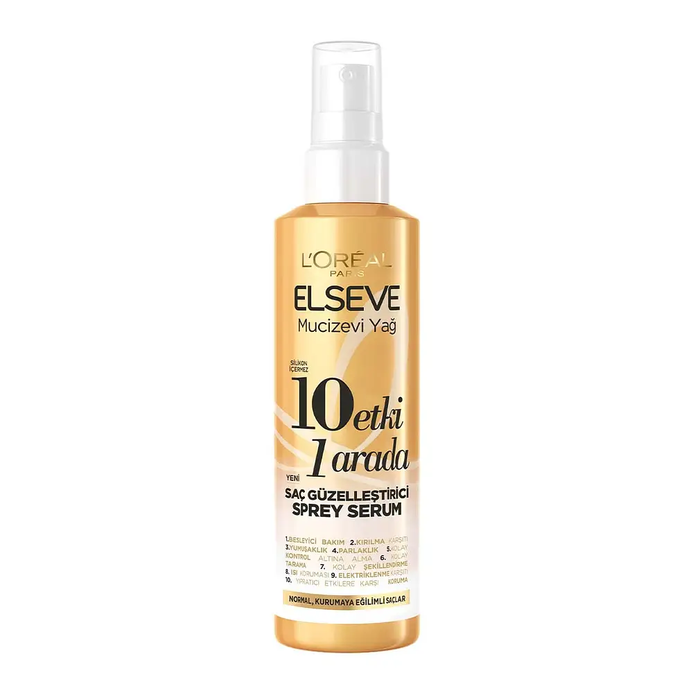 L'Oreal Elvive Extraordinary Oil 10 in 1 Miracle Treatment Leave-In Spray Turkey