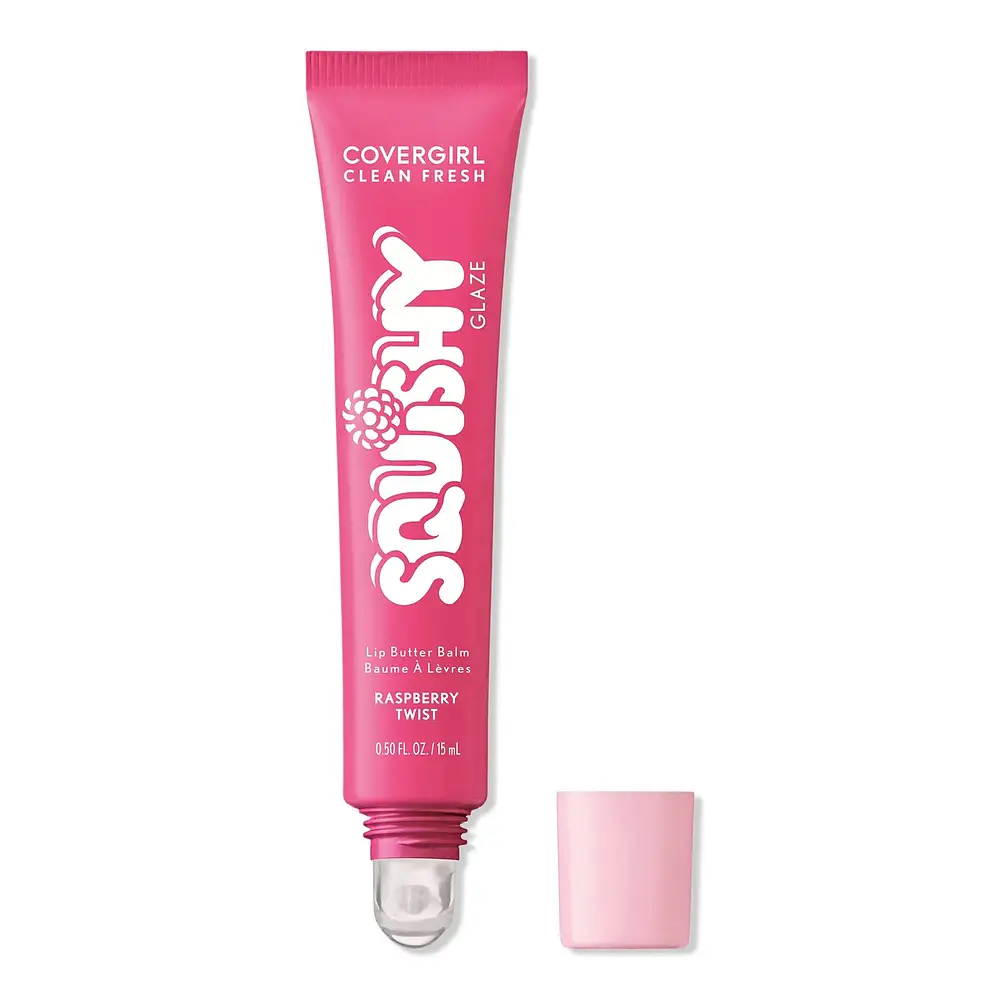 Covergirl Clean Fresh Squishy Glaze Lip Butter Balm Raspberry Twist