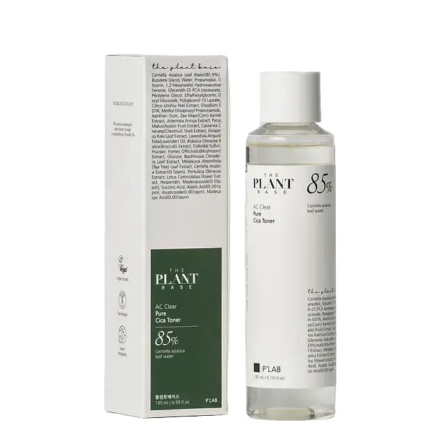 The Plant Base AC Clear Pure Cica Toner