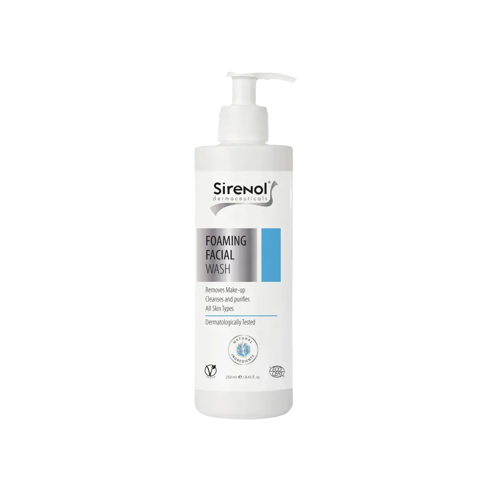 Sirenol Dermaceuticals Natural Witch Hazel Facial Cleansing Foam