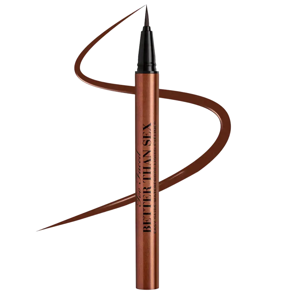 Too Faced Better Than Sex Easy Glide Waterproof Liquid Eyeliner Chocolate Brown