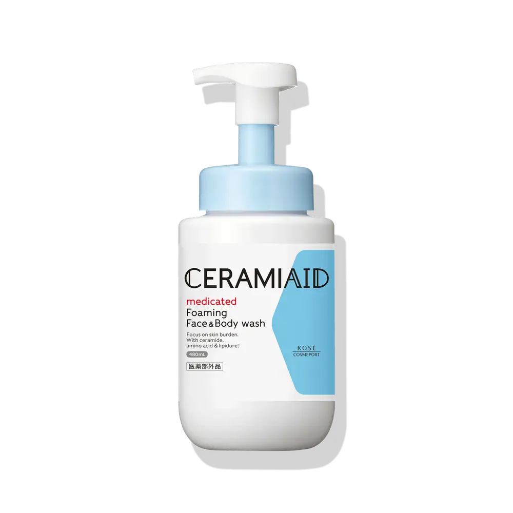 Ceramiaid Medicated Foaming Face & Body Wash
