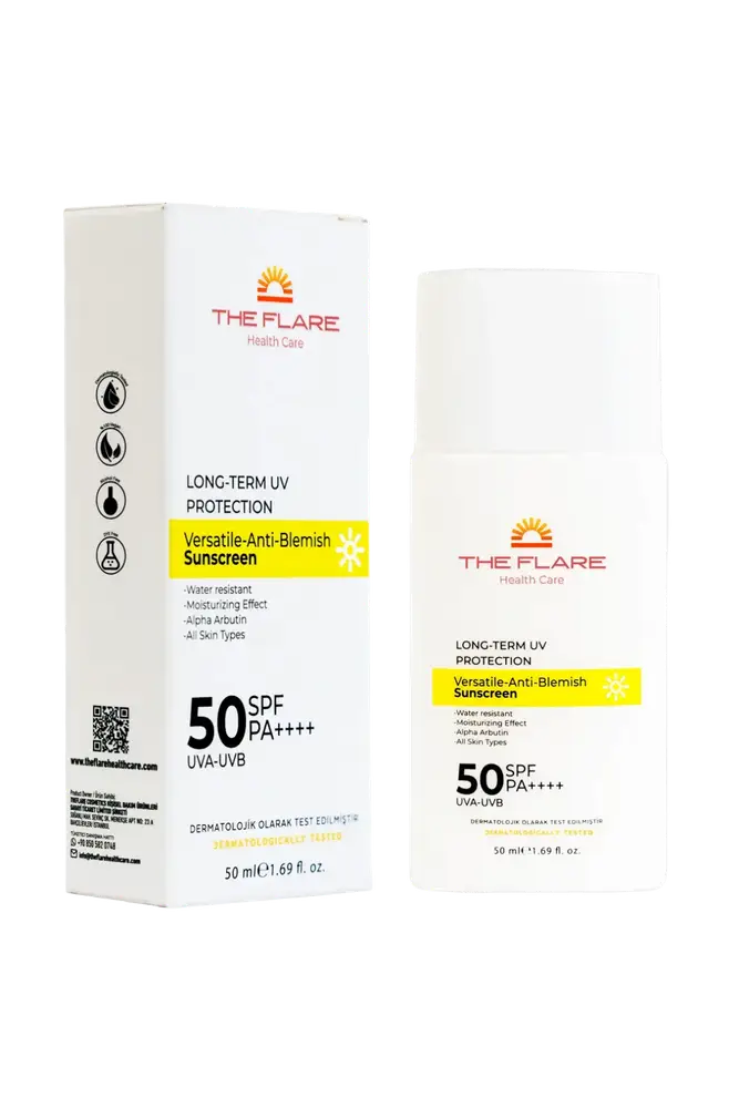 The Flare Health Care Versatile Anti-Blemish Sunscreen SPF 50