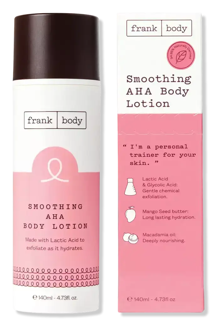 frank body Smoothing AHA Body Lotion