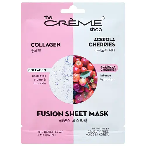 The Creme Shop Fusion Sheet Mask Collagen & Acerola Cherries