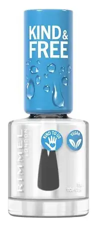 Rimmel London Kind & Free Clean Plant Based Nail Polish Top Coat