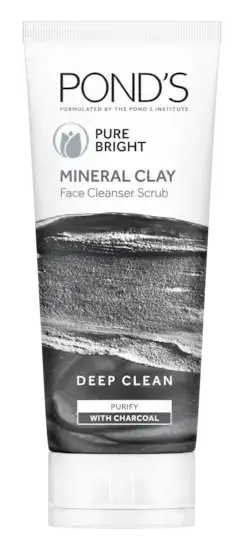 Pond's Pure Bright Mineral Clay Facial Cleanser Scrub UAE