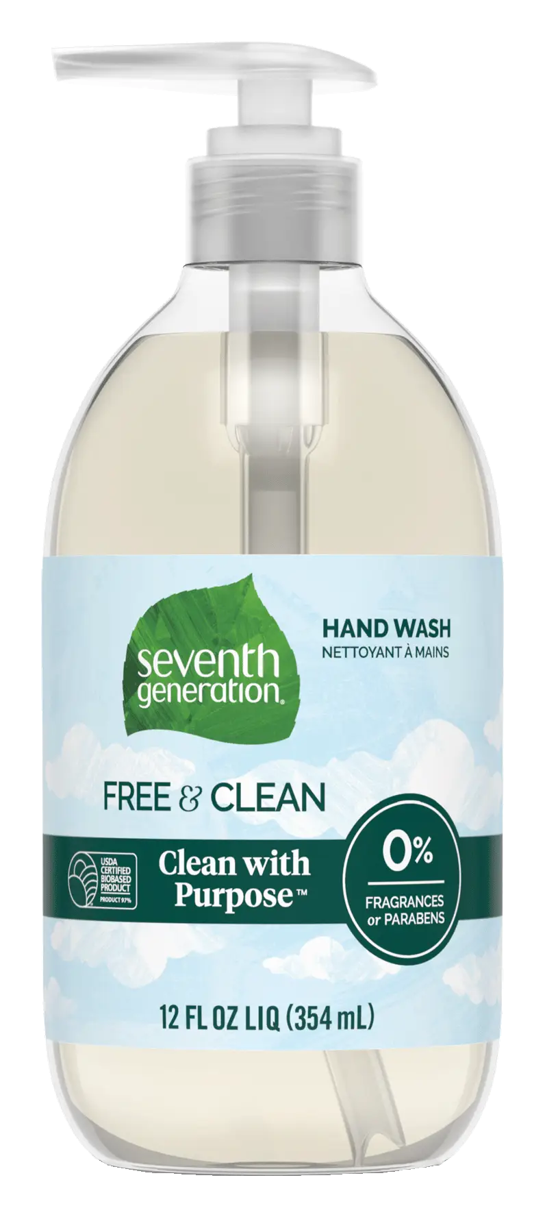 Seventh Generation Hand Soap, Free & Clear Unscented