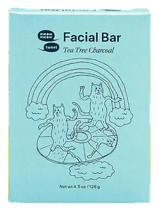 Meow Meow Tweet Facial Bar Tea Tree Charcoal