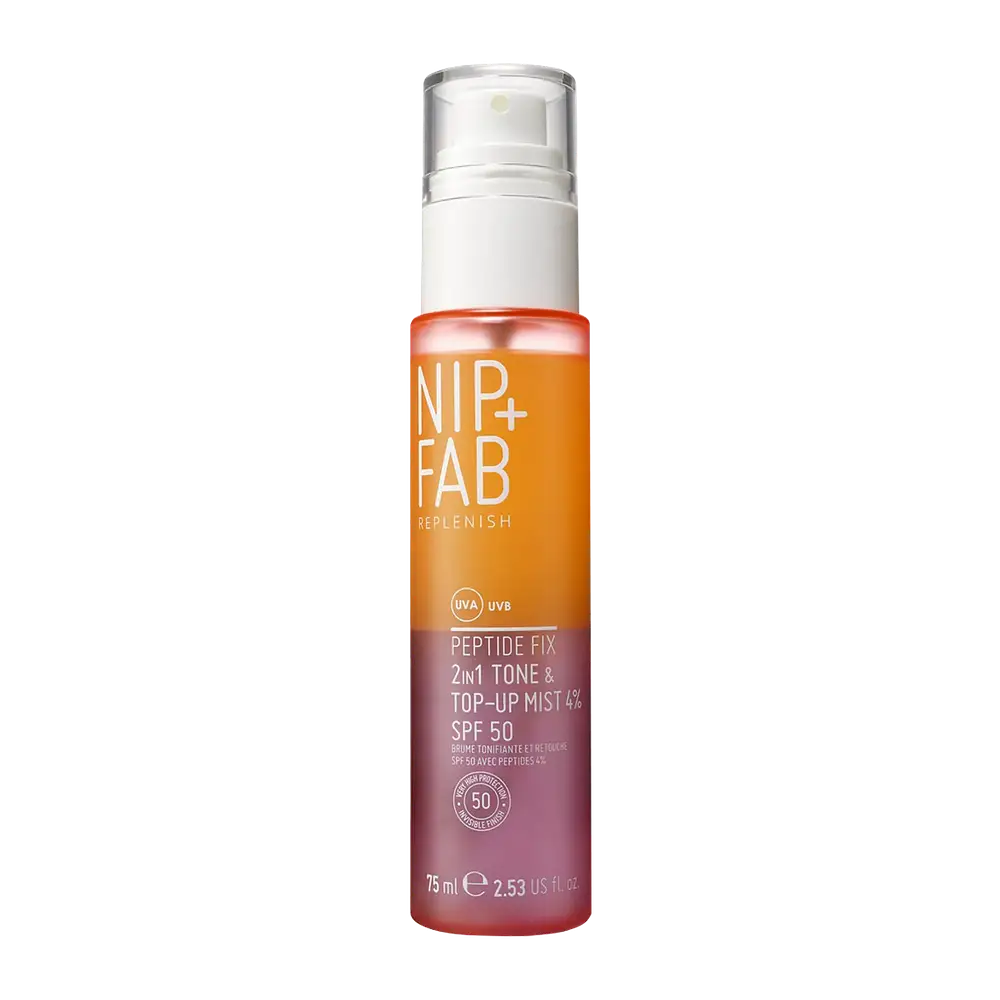 Nip + Fab Peptide Fix 2In1 Tone & Top-Up Mist 4% SPF 50