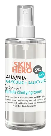 Skin Hero Byebye Acne AHA/BHA Miracle Clarifying Toner