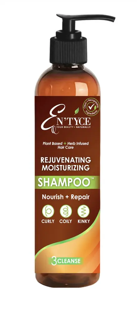 Entyce Rejuvenating Moisturizing Shampoo For Curly, Coily, And Kinky Hair