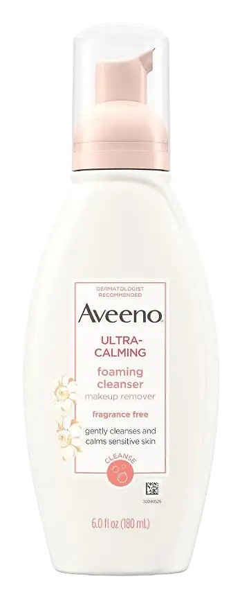 Aveeno Ultra-Calming Foaming Cleanser For Sensitive Skin