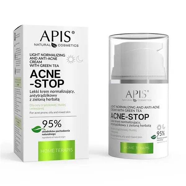 APIS Natural Cosmetics Acne-Stop Light Normalizing And Anti-Acne Cream