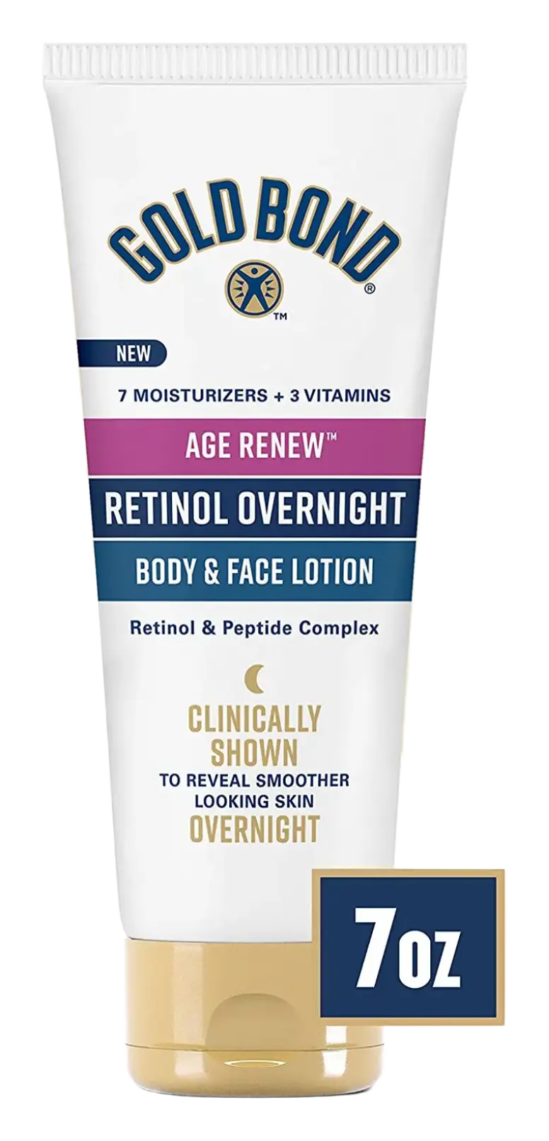 Gold Bond Age Renew Retinol Overnight Body & Face Lotion