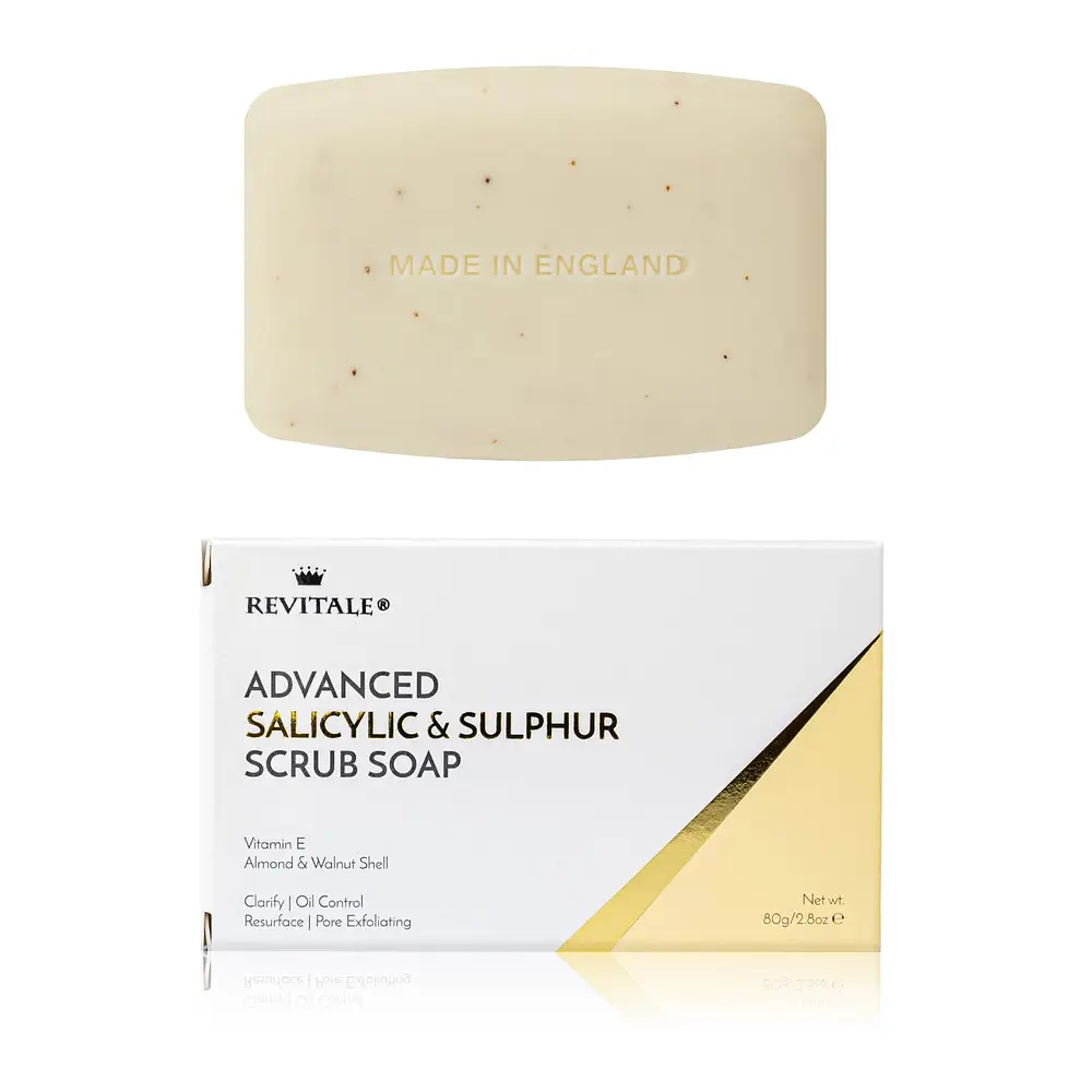 Revitale Advanced Salicylic & Sulphur Scrub Soap