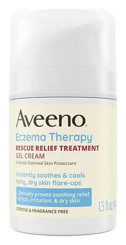 Aveeno Eczema Therapy Rescue Relief Treatment Gel Cream