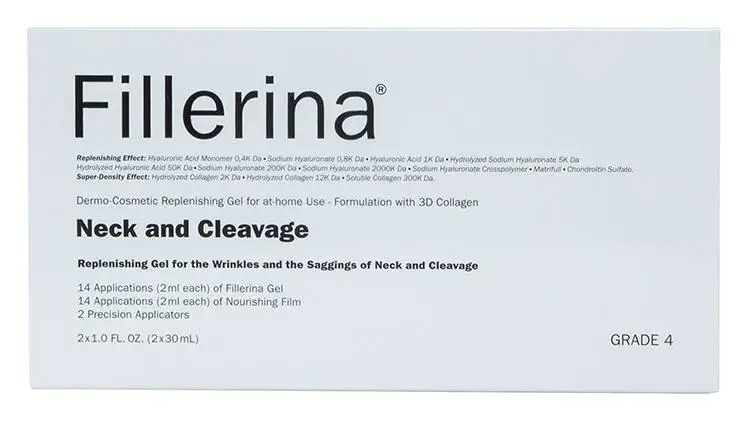 Fillerina Neck And Cleavage Replenishing Treatment 14 Day Kit Nourishing Film