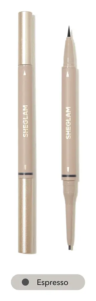 SHEGLAM Brows On Demand 2-IN-1 Brow Pencil Taupe