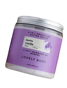 Lovely Body Exotic Vanilla 2-In-1 Emulsified Butter Scrub